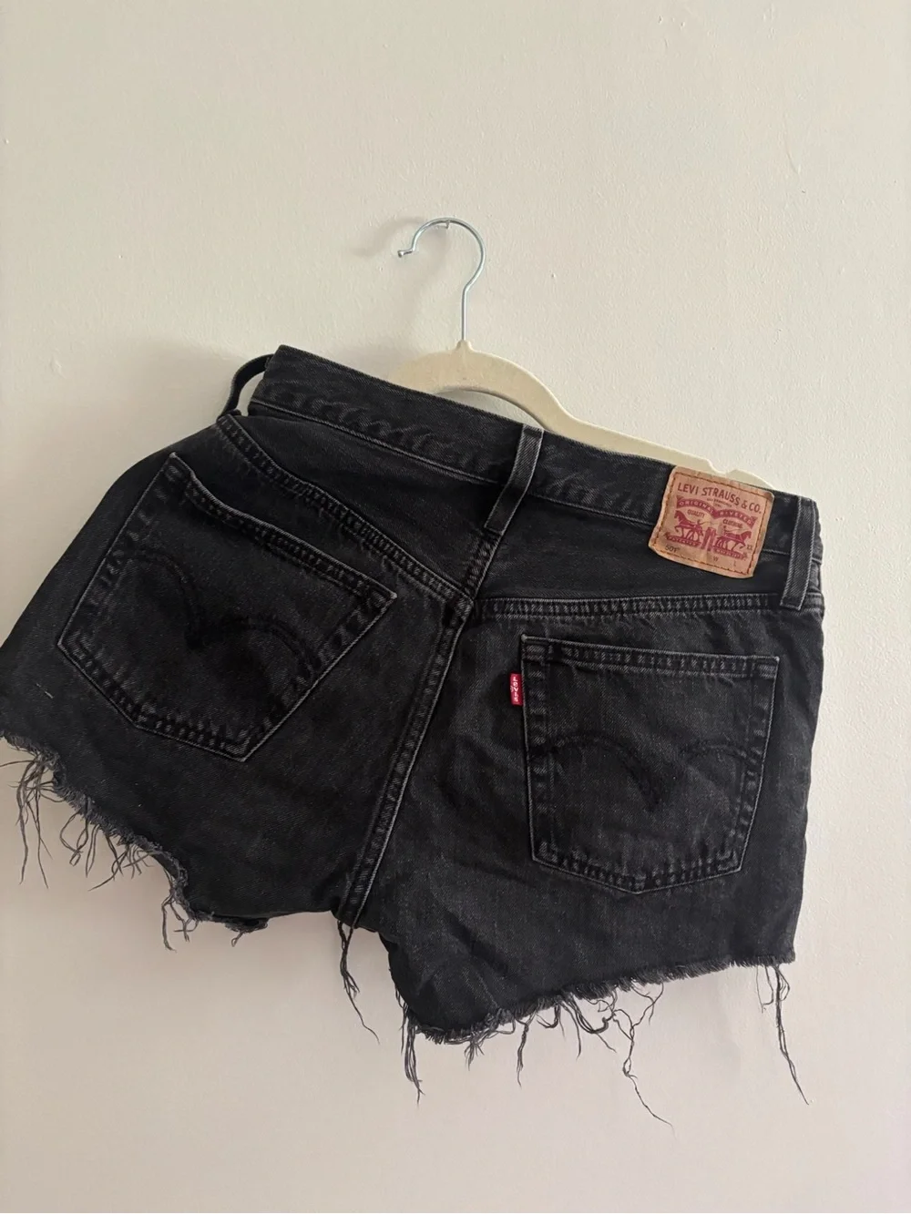 Levi’s 501 Black Denim Shorts